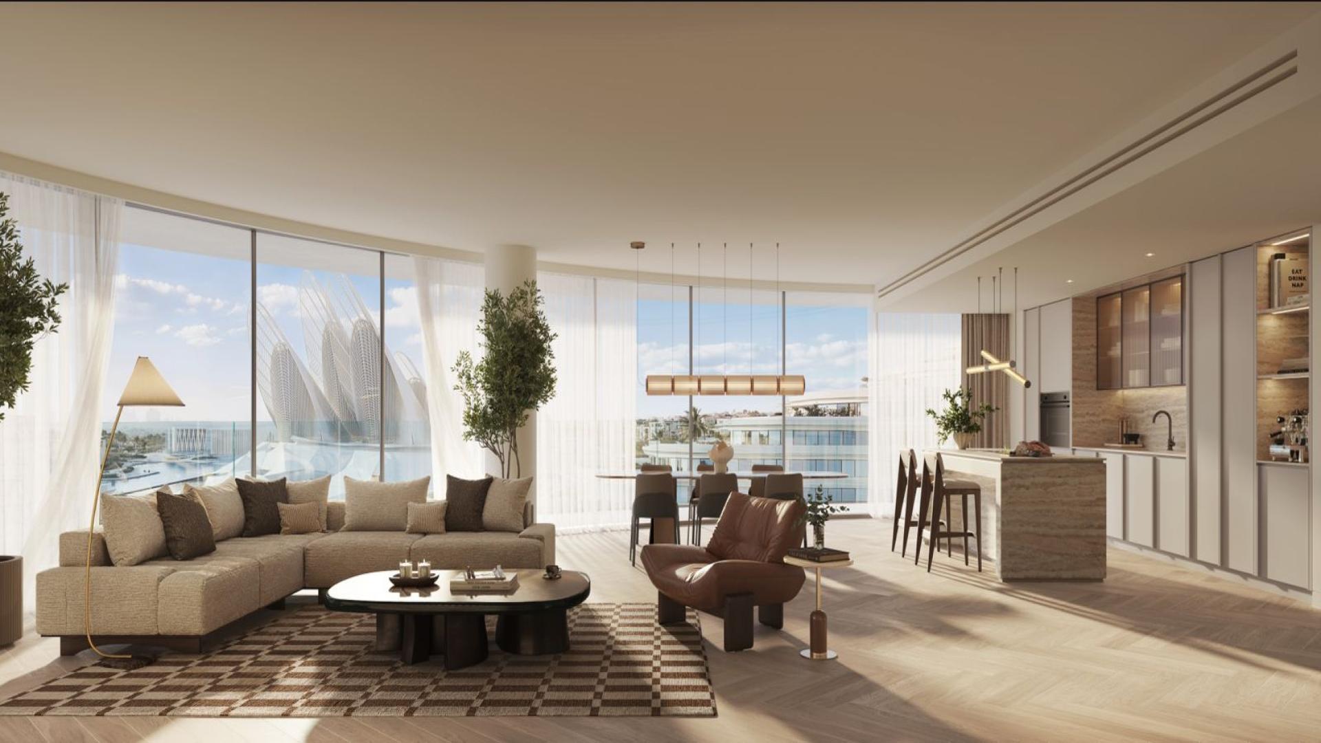 Residence interior at The Row, Saadiyat Island